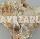 white crystal drop earrings under $ 5