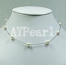 7-8mm white pearl necklace
