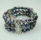 8-9mm black pearl bracelet