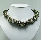dyed shell choker necklace Under $ 10