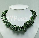 dyed shell necklace Under $ 10