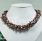 dyed shell necklace Under $ 10