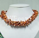 8-9mm dyed shell necklace Under $ 10