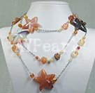 Handmade agate necklace