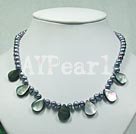 fashion pearl shell necklace Under $ 8