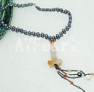 pearl and agate necklace under $12