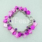 te?ido de pulsera de concha de perla