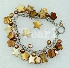 Discount dyed pearl shell bracelet