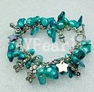 dyed pearl shell bracelet