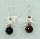 pearl and agate earrings under $ 5