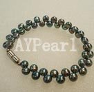 6-7mm black pearl bracelet under $ 3
