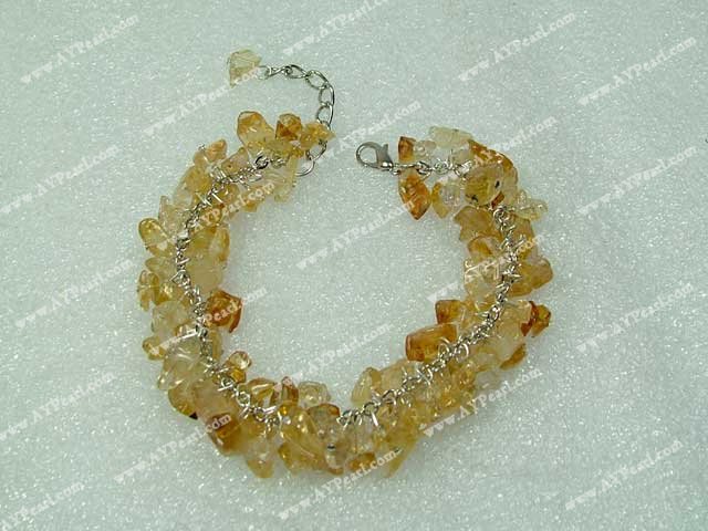 Handmade citrine bracelet