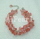 fashion cherry quartz bracelet