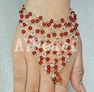 fashion red carnelian bracelet