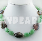 agate and aventurine necklace