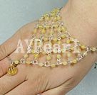 fashion yellow jade bracelet under $ 8