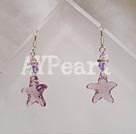 fashion austriann crystal starfish earrings Under $ 10