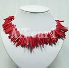 Handmade coral necklace