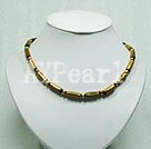 Discount golden sponge coral necklace