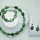 pearl and aventurine sets