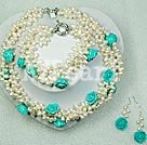 Discount pearl and turquoise sets