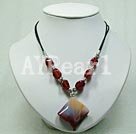 Handmade agate necklace