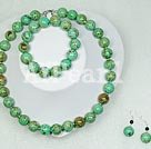 14mm burst pattern turquoise sets