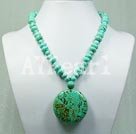 Handmade turquoise necklace