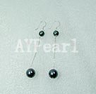 seashell beads dangle earrings
