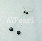 black pearl dangle earrings under $12