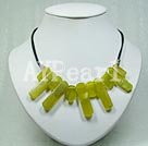 Collana choker peridoto