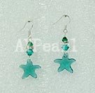 fashion austriann crystal starfish earring Under $ 10
