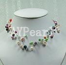 Multi Color Pearl Necklace