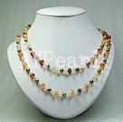 collar de perlas y de ágata