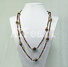 tiger's eye fashion necklace
