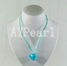 colored glazed necklace