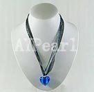 colored glazed pendant