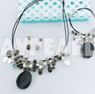 pearl crystal and agate sets