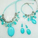 turquoise pearl set