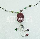 Discount indian agate fashion necklace