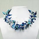 Handmade pearl crystal necklace 