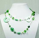 Discount pearl shell crystal necklace