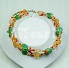 aventurine and agate choker necklace under $ 20