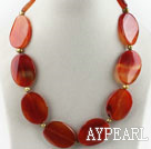Discount pearl and red carnelian necklace