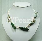 collar de perlas y la India de ágata