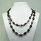 Discount fashion smoky quartz necklace