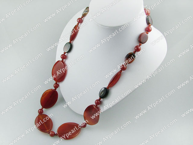 fashion agate necklace