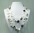 Discount pearl shell crystal necklace