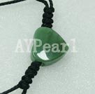 aventurine heart pendant