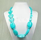 fashion turquoise butterfly necklace
